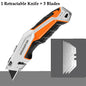 Greener Folding Zinc Alloy Heavy Duty Box Cutter Multifunctional Thickening Tool Wallpaper Utility Knife Paper Cutting