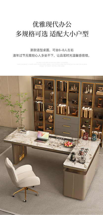 Premium Corner Office Desk Standing Feature Rich Modern Escritorios De Ordenador Perfect Small Spaces Big Ideas Mesa Furniture