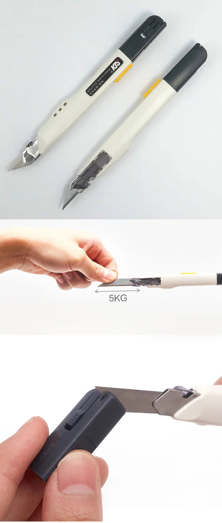 SDI Anti-shaking Utility Knife Automatic Locking box cutter cute RetracCtable cuchillos For Wallpaper Sculpture Snap Off Cutting