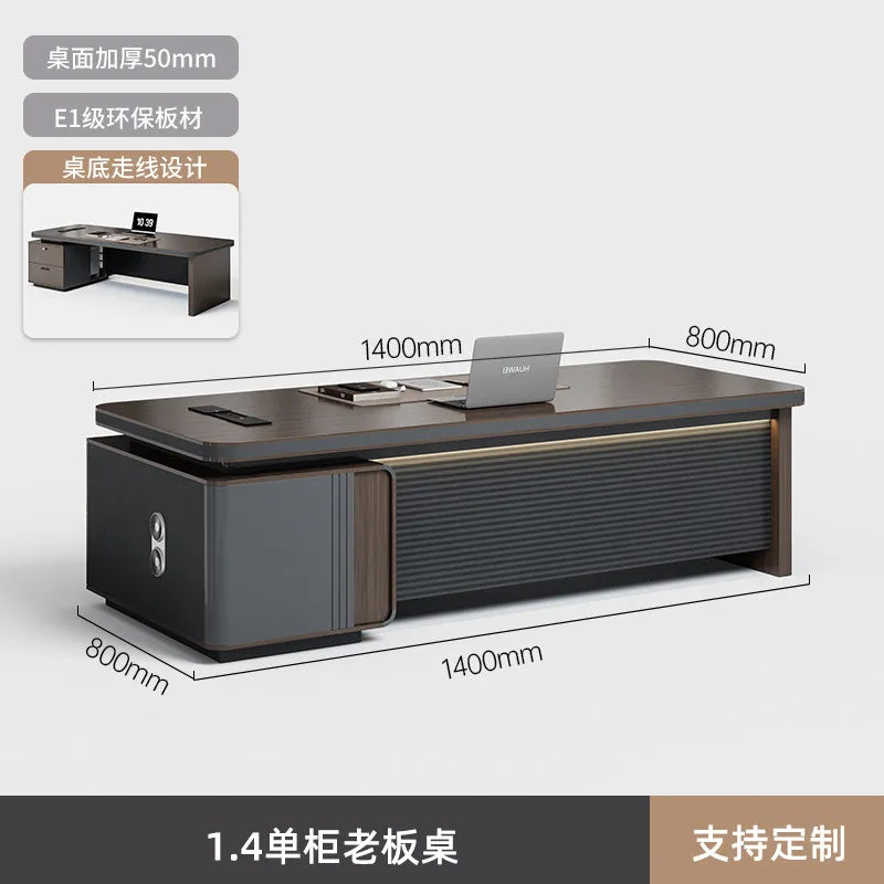 Modern Luxury Office Desk Computer Minimalist Multifunctional Design Office Desk Storage Executive Ordenador Unique Furniture