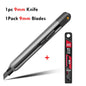 Deli 3pc Set Utility Knife Art Carving Knife Cutter School Suplies Cut Tools Wallpaper Stationery Express Delivery Safe Knife