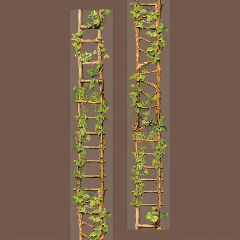 Mr. Paper, 200cm/roll, Flower, Branch, Leaf, Vine Theme Tape, Scrapbook, Photo Frame, Diary, Decorative Sticker Tape