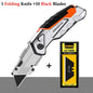 Greener Folding Zinc Alloy Heavy Duty Box Cutter Multifunctional Thickening Tool Wallpaper Utility Knife Paper Cutting