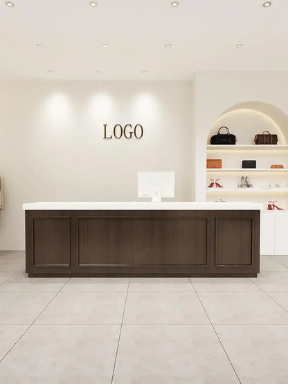 Office Salon Reception Desks Counter Display Checkout Counter Reception Desks Beauty Mostrador Negocio Commercial Furniture