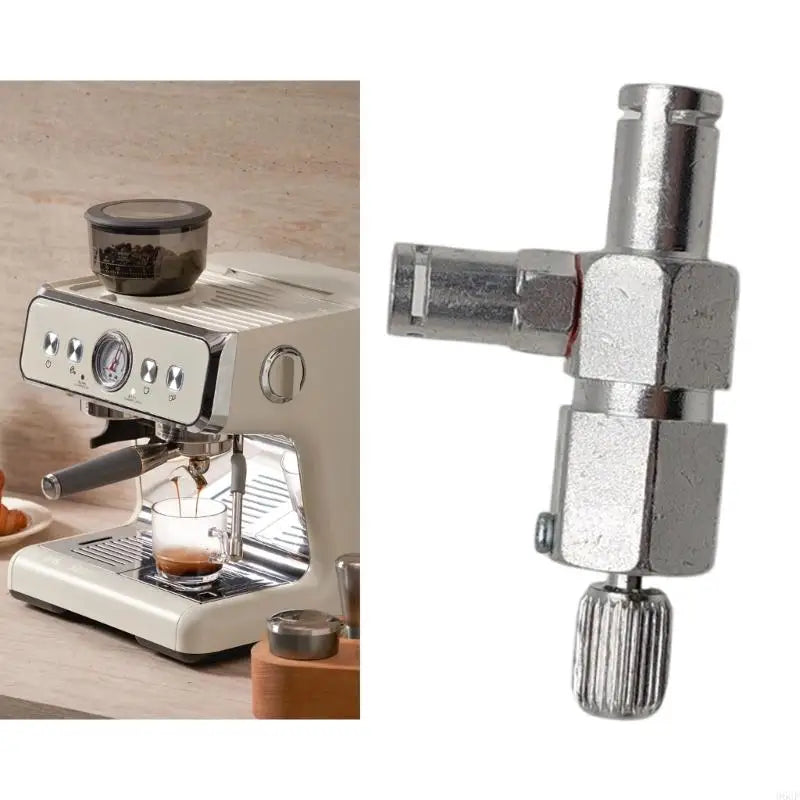 Coffee Machine Steam Valves Adapter User Friendly Installation Steam Valves Connector Aluminum Alloy Texture for Kitchen
