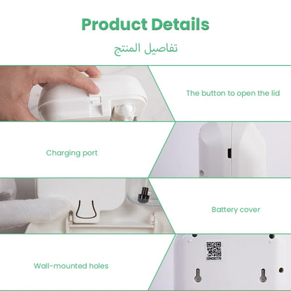 NAMSTE Battery Aromatic Oil Diffuser Electric Home Air Freshener Machine Wall Hanging Waterless Essential Oil Diffuser For Hotel