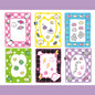 Korean Cute Kawaii Graffiti Style Photo Frame Stickers Girl Photo Star Card Photo Album Diary DIY Decorative Cartoon Stickers