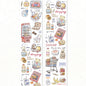 Mr. Paper 4 style 1 roll/pack of special oil masking tape for DIY phone case photo frame and other handbook material decoration