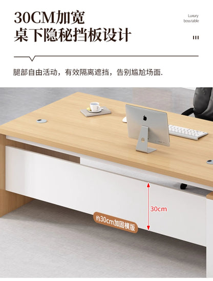 Wooden Professional Office Desk Vintage Simple Irregular Living Room Office Desk Modern Escritorio Oficina Trendy Furniture