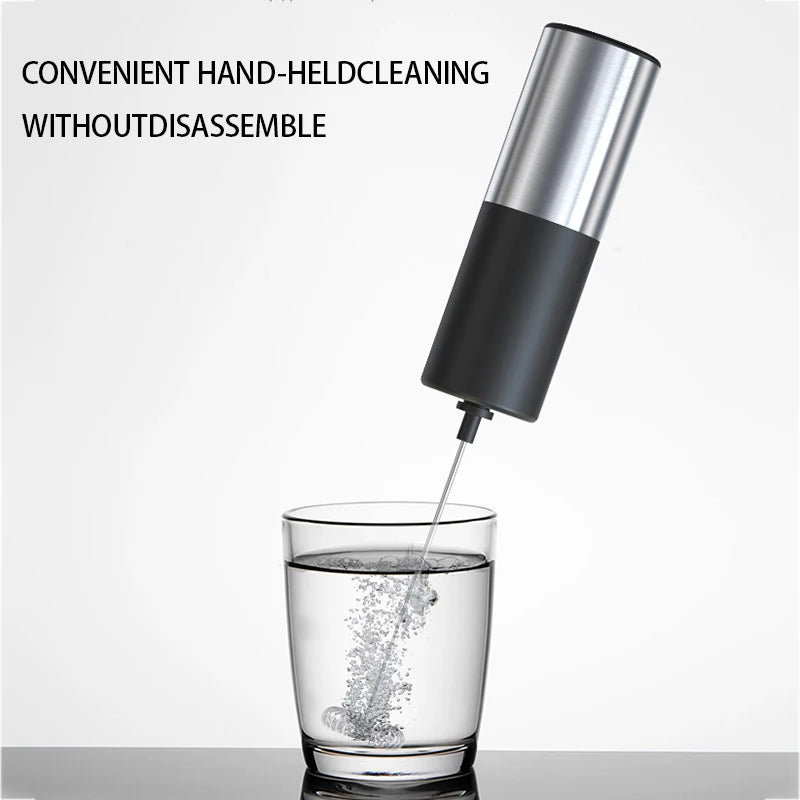 Portable Mini Electric Milk Frother Foamer Coffee Foam Egg Beater Cappuccino Stirrer Food Blender Kitchen with Stand Whisk Tools
