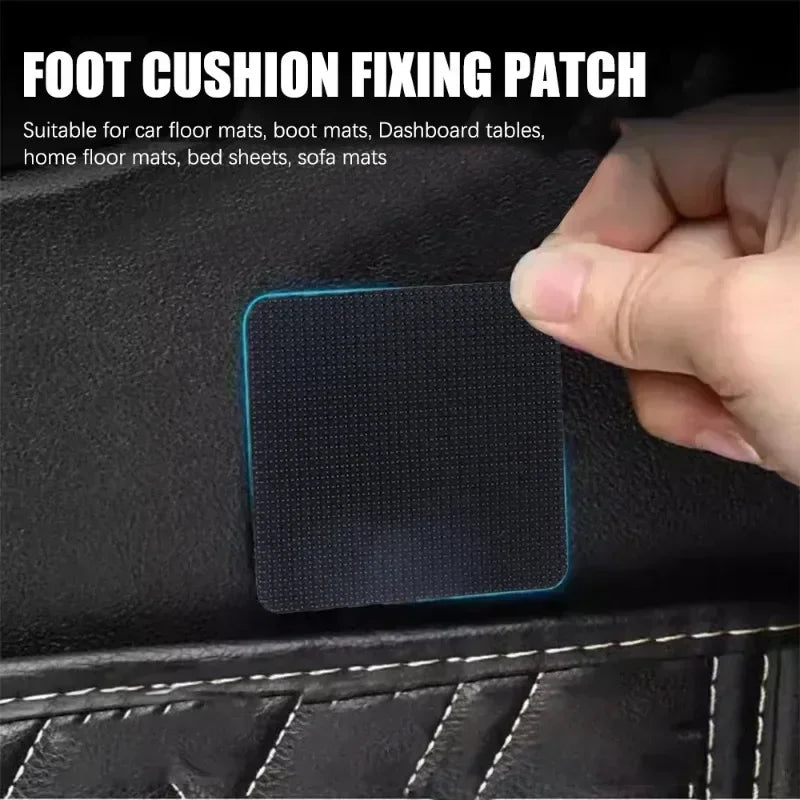 Double Side Adhesive Patch for Car Carpet Fixing Stickers Fasteners Home Office Foot Mats Carpets Anti Skid Grip Nylon Tape Pads