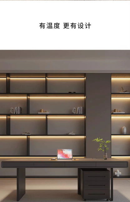 Stylish Executive Writing Desk Perfect Office Study Corner Modern Design Meets Functionality Mesa Para Computador Accessories