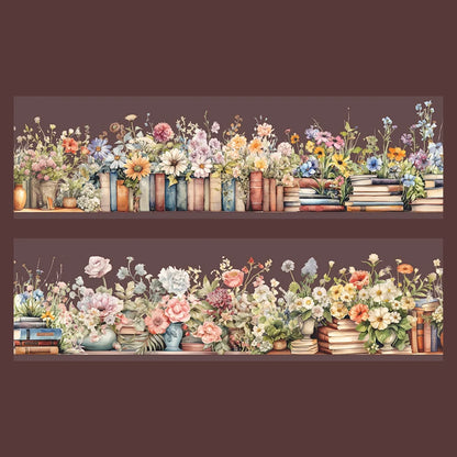 1Roll Tape Retro Exquisite Book PET Stickers Scrapbook Supplies Decoration Notebook Photo Frame Water Stationery Box DIY Sticker