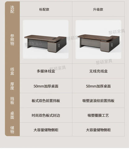 Fashion Large Size Office Desk Luxury Design Save Space Creative Computer Office Desk Executive Meuble Bureau Home Products
