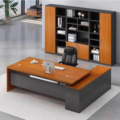 Wooden Professional Office Desk Vintage Simple Irregular Living Room Office Desk Modern Escritorio Oficina Trendy Furniture