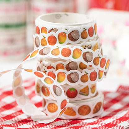 Mr Paper 5rolls/bag Cute Release Shaped Pull Strips Washi Tape Set Masking Tape DIY Water Cup Photo Frame Journal