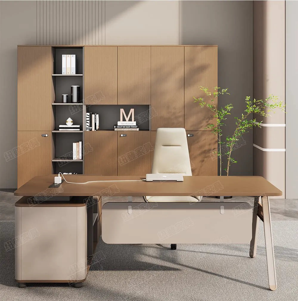 Organizer Large Office Desk Professional Simple Fashion Interior Universal Office Desk Wooden Escritorio Oficina Home Furniture