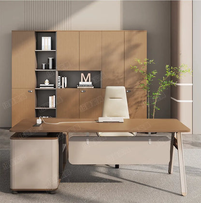 Organizer Large Office Desk Professional Simple Fashion Interior Universal Office Desk Wooden Escritorio Oficina Home Furniture