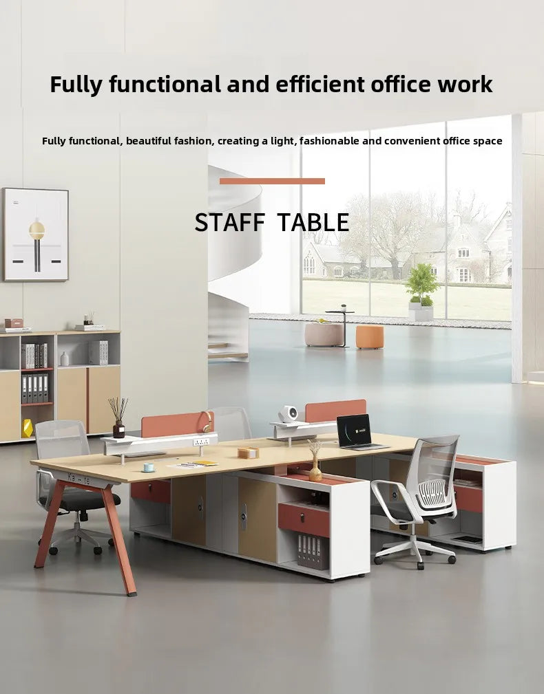 Wide Working Space Convenient Computer Table Workstation Desk Office Furniture Classical Minimalist Office Desks  boss office de