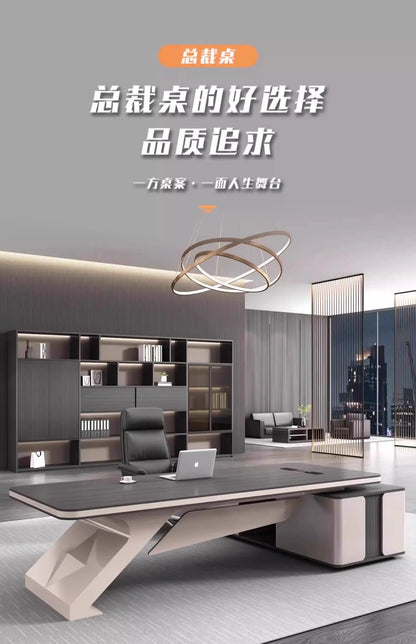 Large Fashion Office Desk Aesthetic Save Space Accent Nordic Creative Office Desk Office Desk Mesa Ordenador Salon Furniture