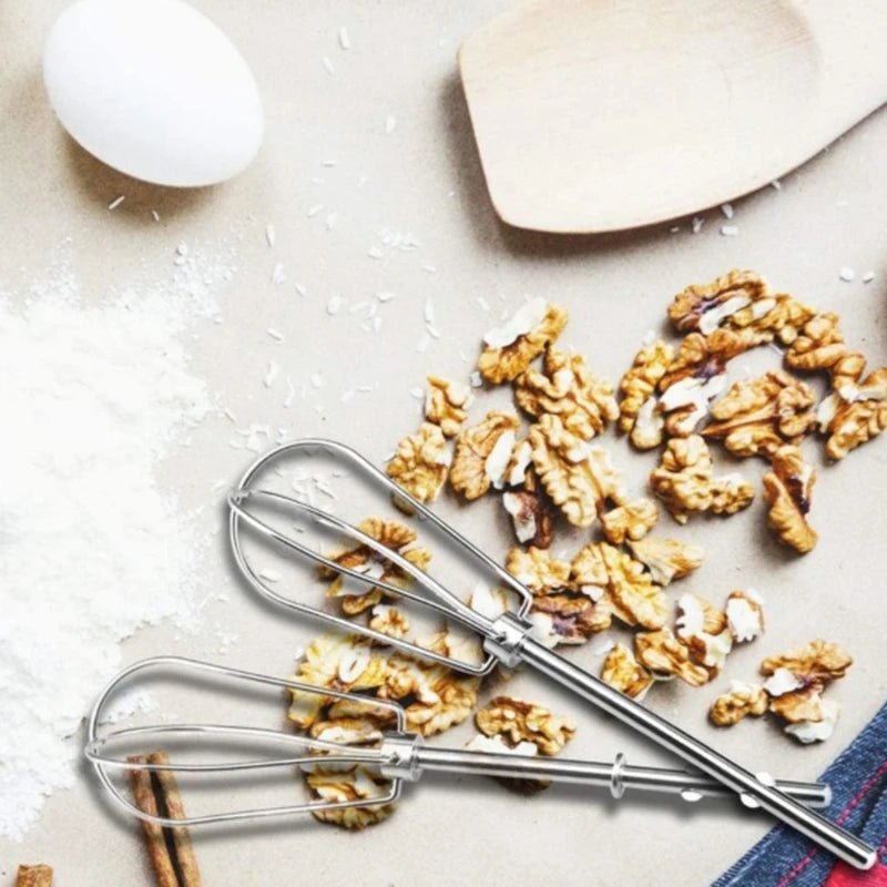 Mixer Heads Electric Kitchen Handheld Mixer Heads Stainless Steel Material Egg Beater Accessories for Baking Cream