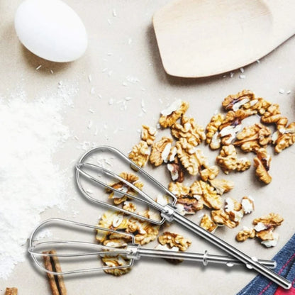 Mixer Heads Electric Kitchen Handheld Mixer Heads Stainless Steel Material Egg Beater Accessories for Baking Cream