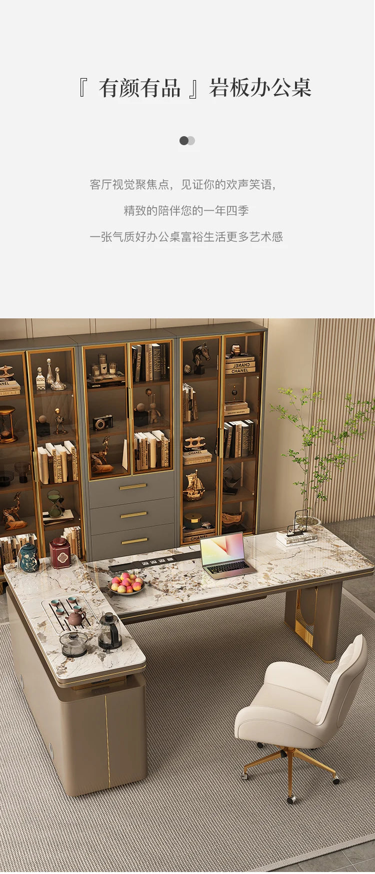 Premium Corner Office Desk Standing Feature Rich Modern Escritorios De Ordenador Perfect Small Spaces Big Ideas Mesa Furniture