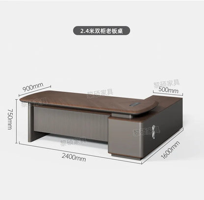 Fashion Large Size Office Desk Luxury Design Save Space Creative Computer Office Desk Executive Meuble Bureau Home Products