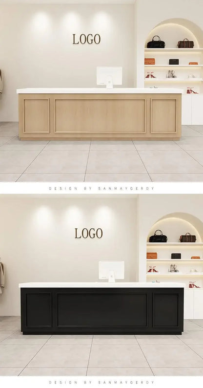 Office Salon Reception Desks Counter Display Checkout Counter Reception Desks Beauty Mostrador Negocio Commercial Furniture