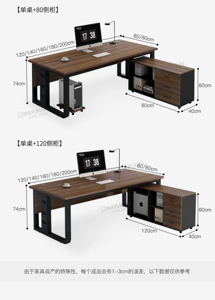 Interior Fashion Office Desk Luxury Designer Aesthetic Office Desk Universal Safe Mesa Ordenador Ornaments Home Furniture