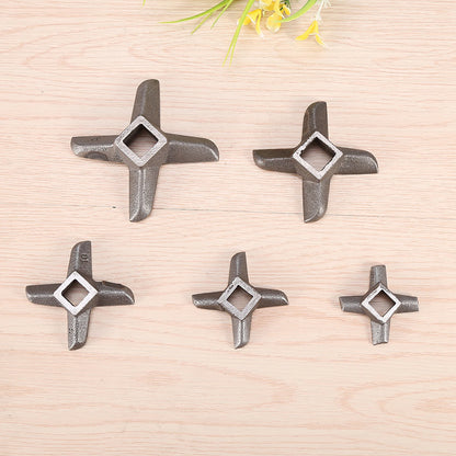Mincer Blade Cross shaped Professional Steel Kitchen Food Meat Grinder Blade Mincers Cutter Part