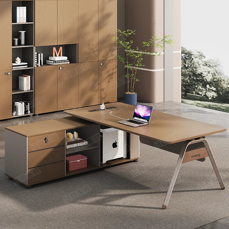 Organizer Large Office Desk Professional Simple Fashion Interior Universal Office Desk Wooden Escritorio Oficina Home Furniture