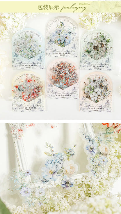 Mr.Paper,20PCS, Plant Themed Stickers, DIY Decorative Scrapbook Notebook Photo Frame Diary Stationery Flower Leaf Stickers Gifts