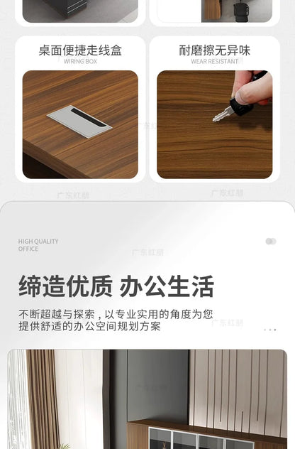 Irregular European Office Desk Lounge Creative Aesthetic Modern Designer Safe Office Desk Shelves Mesa Ordenador Home Furniture