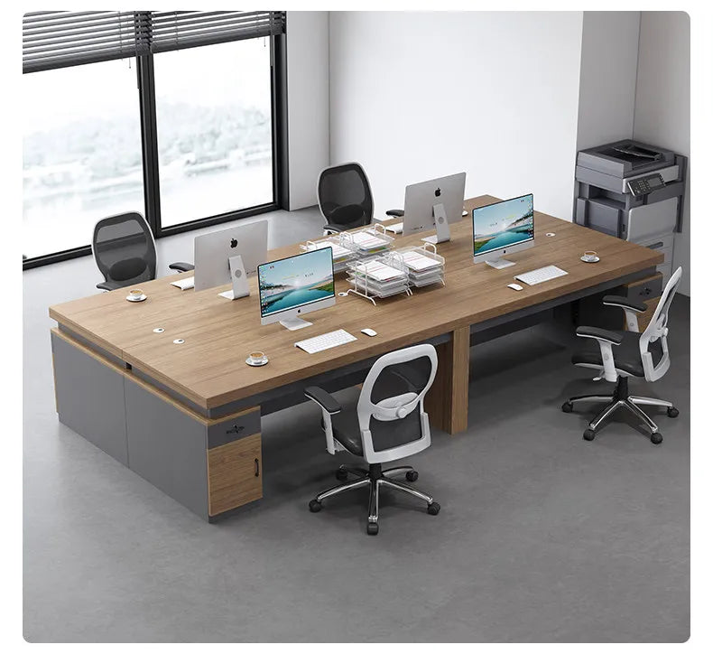 Large Size Fashion Office Desk Decoration Beauty Professional Minimalist Office Desk Save Space Mesas Escritorio Furnitures