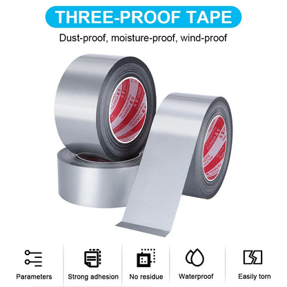 10M Heavy-Duty Extra Strong Adhesive Fabric Tape - Waterproof, High Viscosity White Tape for pipeline Carpets & DIY Projects