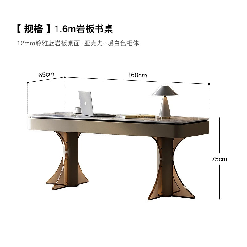 Elegant Craftsmanship In Large Office Desk Stunning European Design Standing Table Office Use Muebles Oficina Home Accessories