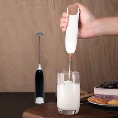 Milk Frother Electric Portable Mini Milk Foamer Coffee Cappuccino Foam Maker Creamer Whisk Frothy Egg Beater Kitchen Accessory