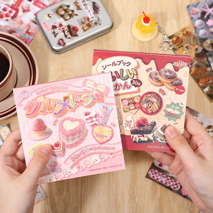 30 Photos/Bag Personalized Sticker Japanese Food Series Landscape Book Is Suitable For DIY Scrapbook Album Diary ﻿