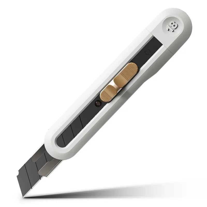 New Stainless Steel Portable Utility Knife Retractable Wallpaper Unboxing Knife Paper Cutter Office School Stationery Supplies