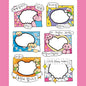 Korean Cute Kawaii Graffiti Style Photo Frame Stickers Girl Photo Star Card Photo Album Diary DIY Decorative Cartoon Stickers