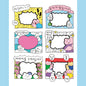 Korean Cute Kawaii Graffiti Style Photo Frame Stickers Girl Photo Star Card Photo Album Diary DIY Decorative Cartoon Stickers