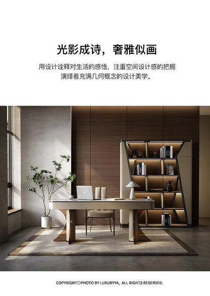 Elegant Craftsmanship In Large Office Desk Stunning European Design Standing Table Office Use Muebles Oficina Home Accessories