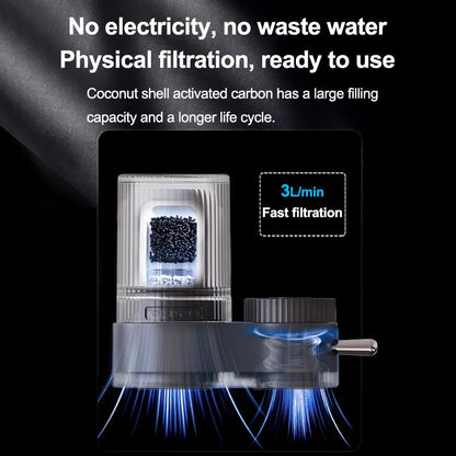 Splash proof faucet filter, water purifier, kitchen water treatment equipment, tap water filter customized
