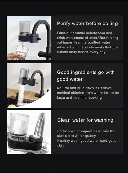 Splash proof faucet filter, water purifier, kitchen water treatment equipment, tap water filter customized