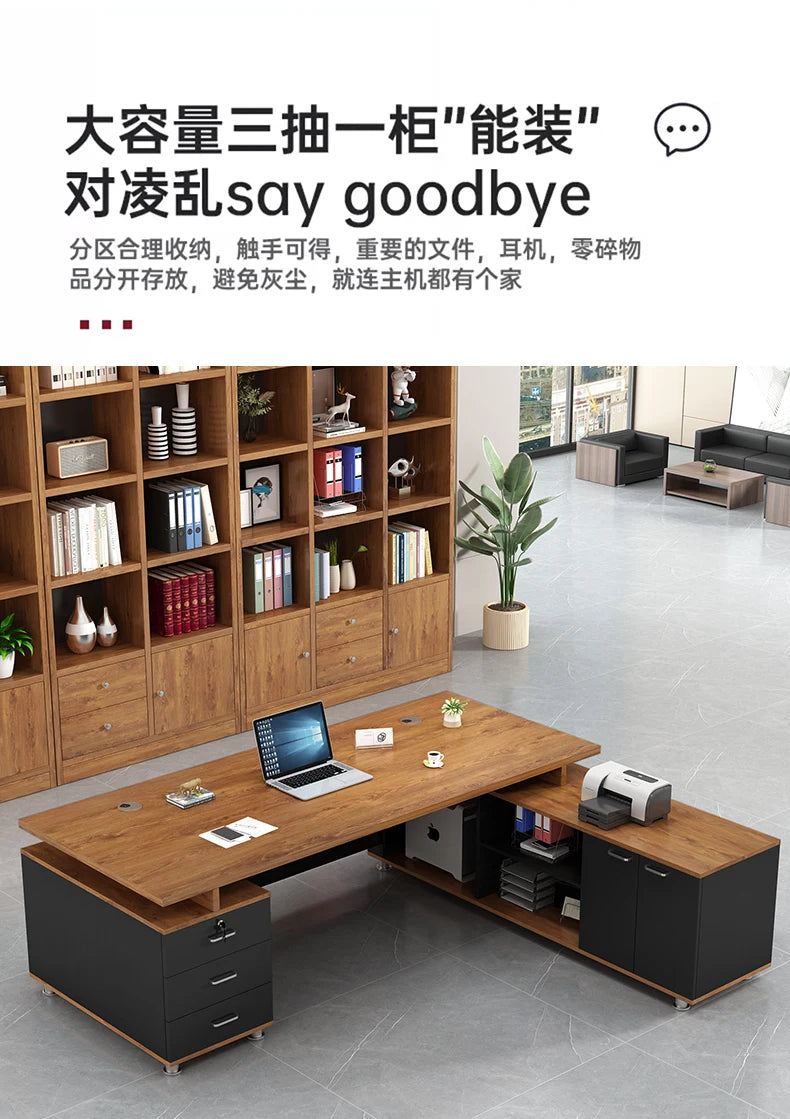 Decoration Accent Office Desk Creative Design Unique European Modern Office Desk Designer Mesas Escritorio Postmodern Furniture