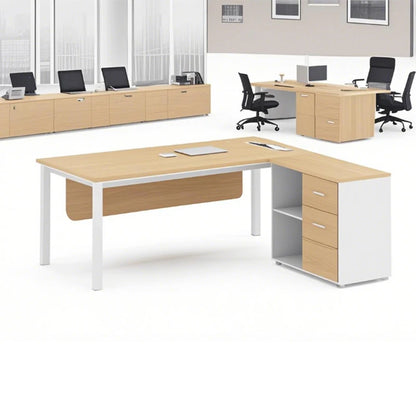 Modern Executive Office Desk with Built in Storage CEO Boss Office Furniture Computer Table  boss office desk