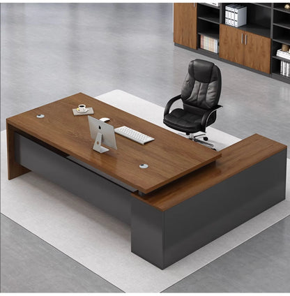 Wooden Professional Office Desk Vintage Simple Irregular Living Room Office Desk Modern Escritorio Oficina Trendy Furniture