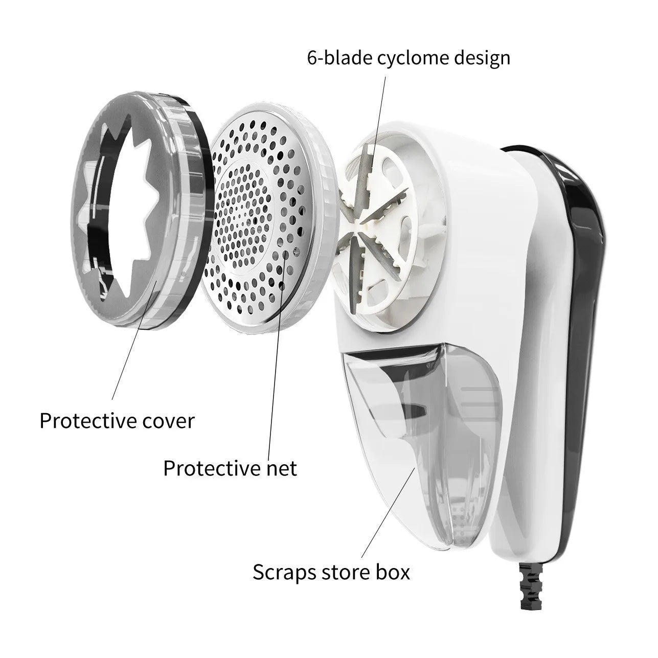 Portable Handhold Household Electric Clothes Lint Remover for Sweaters Curtains Carpets Clothing Remove Pellets Machine