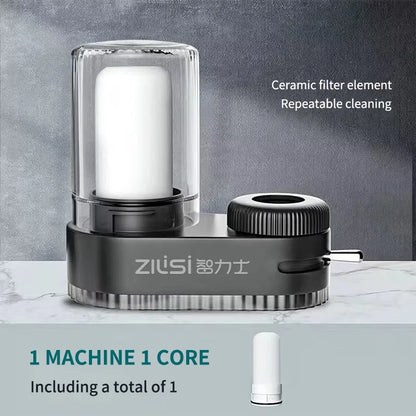 Splash proof faucet filter, water purifier, kitchen water treatment equipment, tap water filter customized